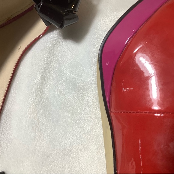 ANNE KLEIN high heels black and red size 8.5 M - Picture 5 of 12